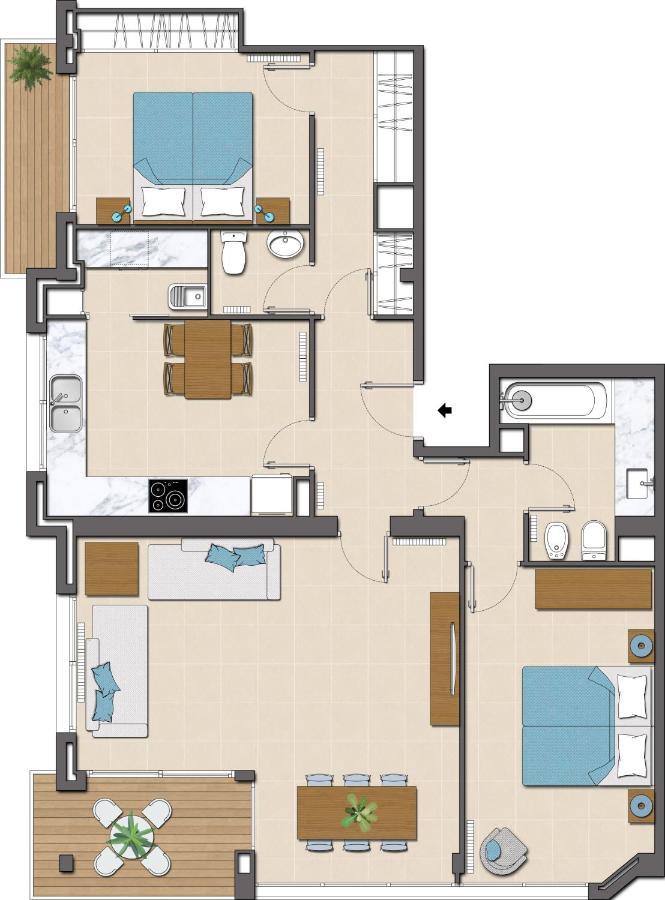 Apartaments Tropic Lloret de Mar Luaran gambar