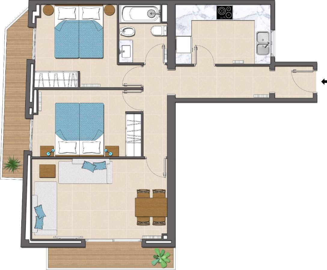 Apartaments Tropic Lloret de Mar Luaran gambar
