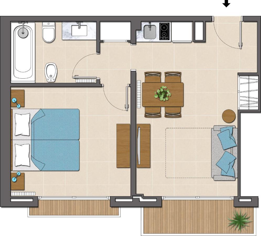 Apartaments Tropic Lloret de Mar Luaran gambar